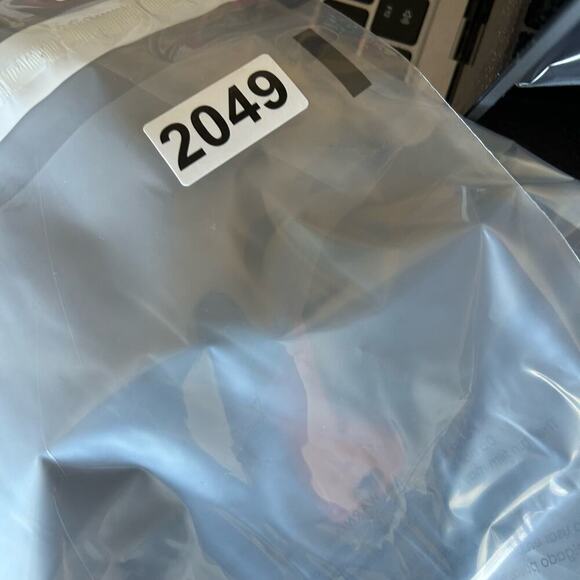 Good American Ruched Midi Dress Womens Size 1 Black Round Neck Long Sleeve NWT - Picture 8 of 8